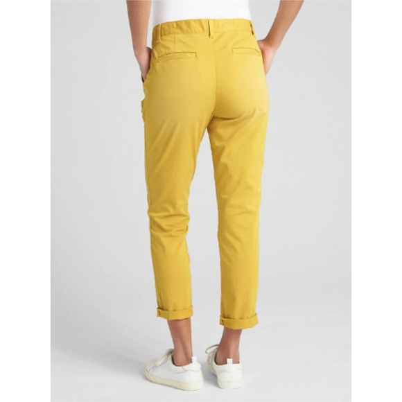 GAP Girlfriend Twill Stripe Khakis - Picture 2 of 3